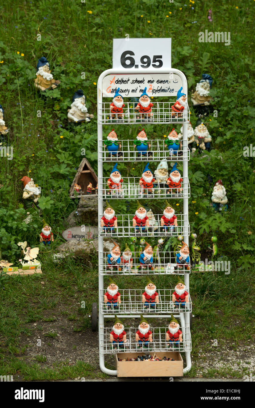 Garden gnomes for sale Stock Photo Alamy
