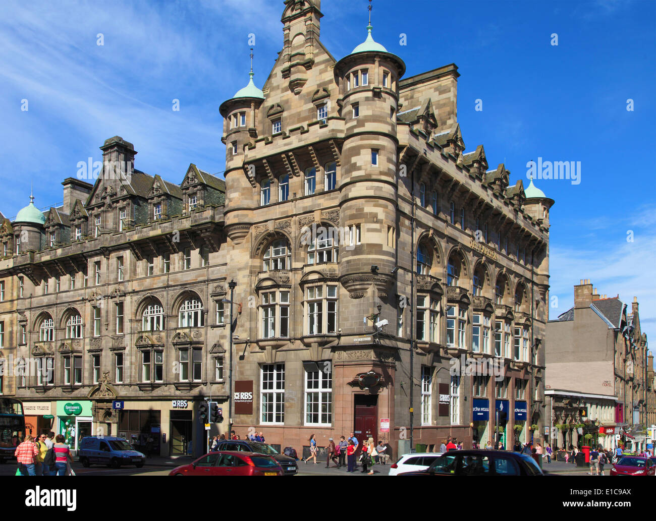 UK, Scotland, Edinburgh, The Carlton Hotel, Stock Photo