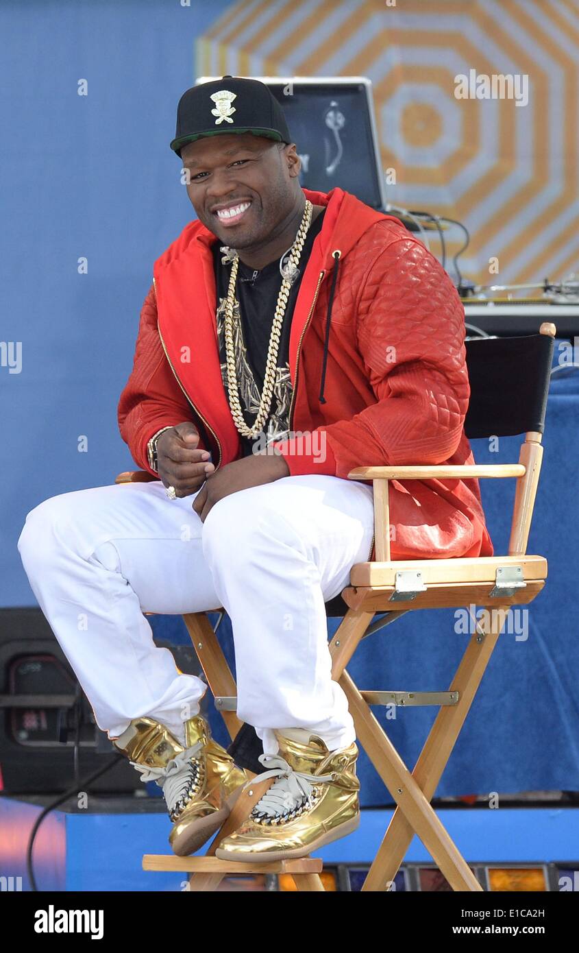 New York, NY, USA. 30th May, 2014. 50 Cent, Curtis Jackson on stage for  Good Morning America's (GMA) Fun in the Sun 2014 Concert Series with 50 CENT,  Rumsey Playfield in Central