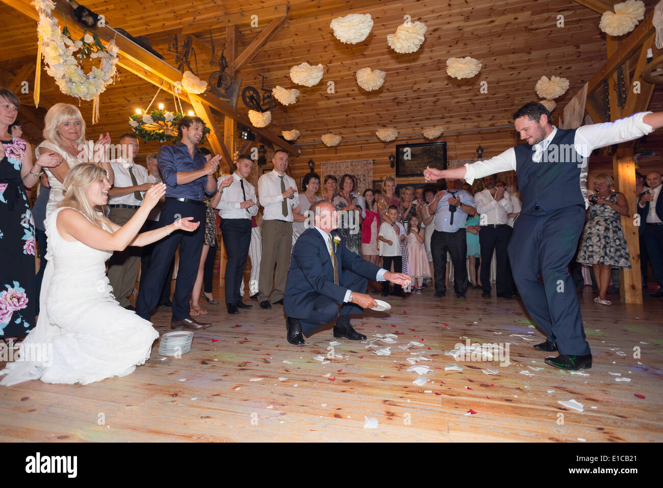 Greek Traditions Breaking Plates