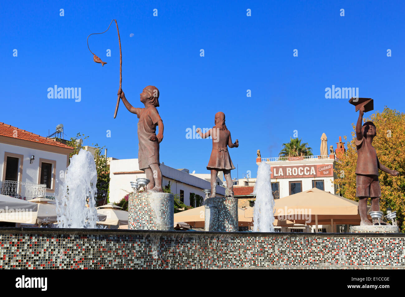 Fountain in Old Town, Marmaris, Turkey, Mediterranean Stock Photo