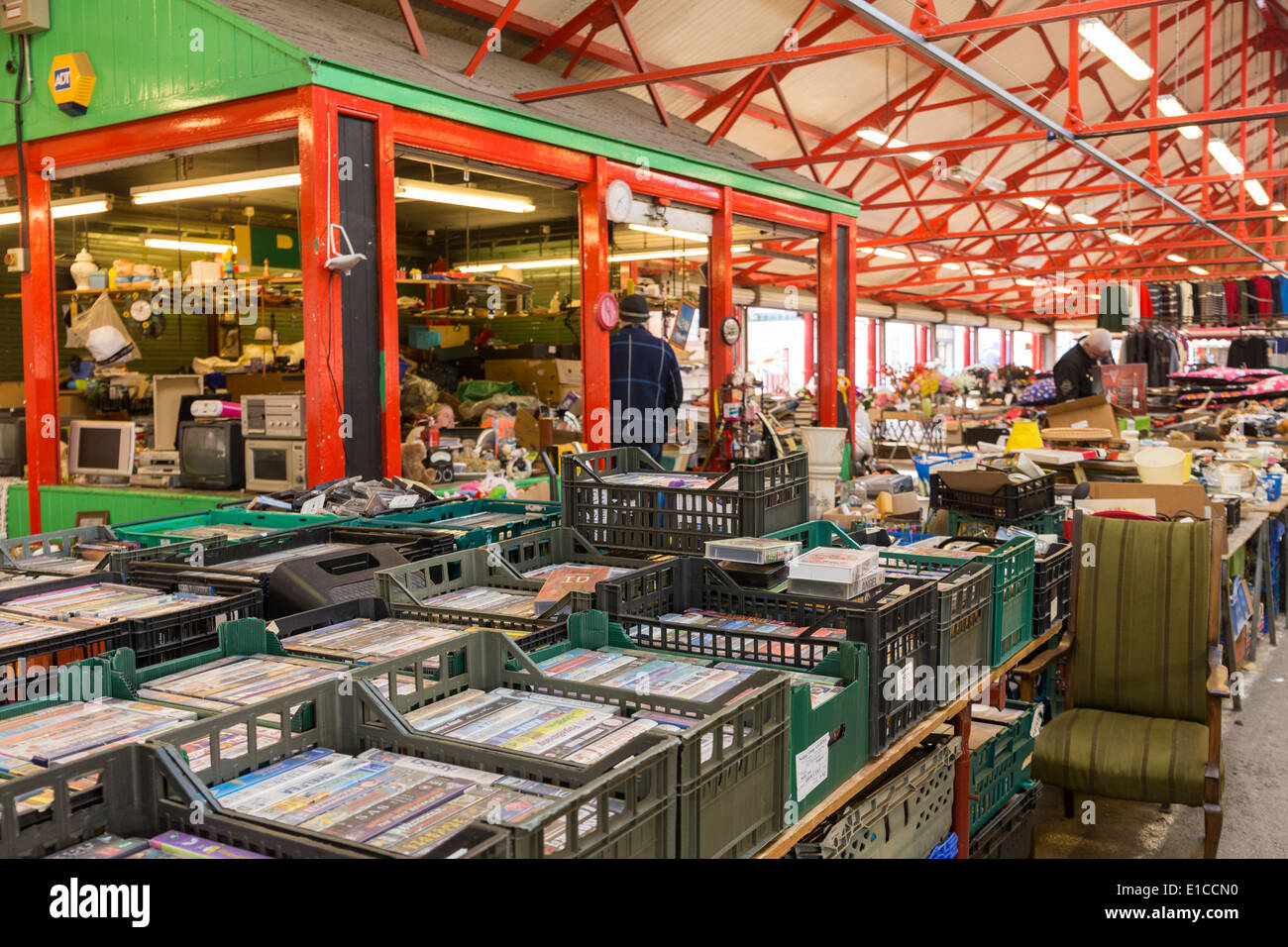 Crewe indoor market Cheshire England UK Stock Photo Alamy