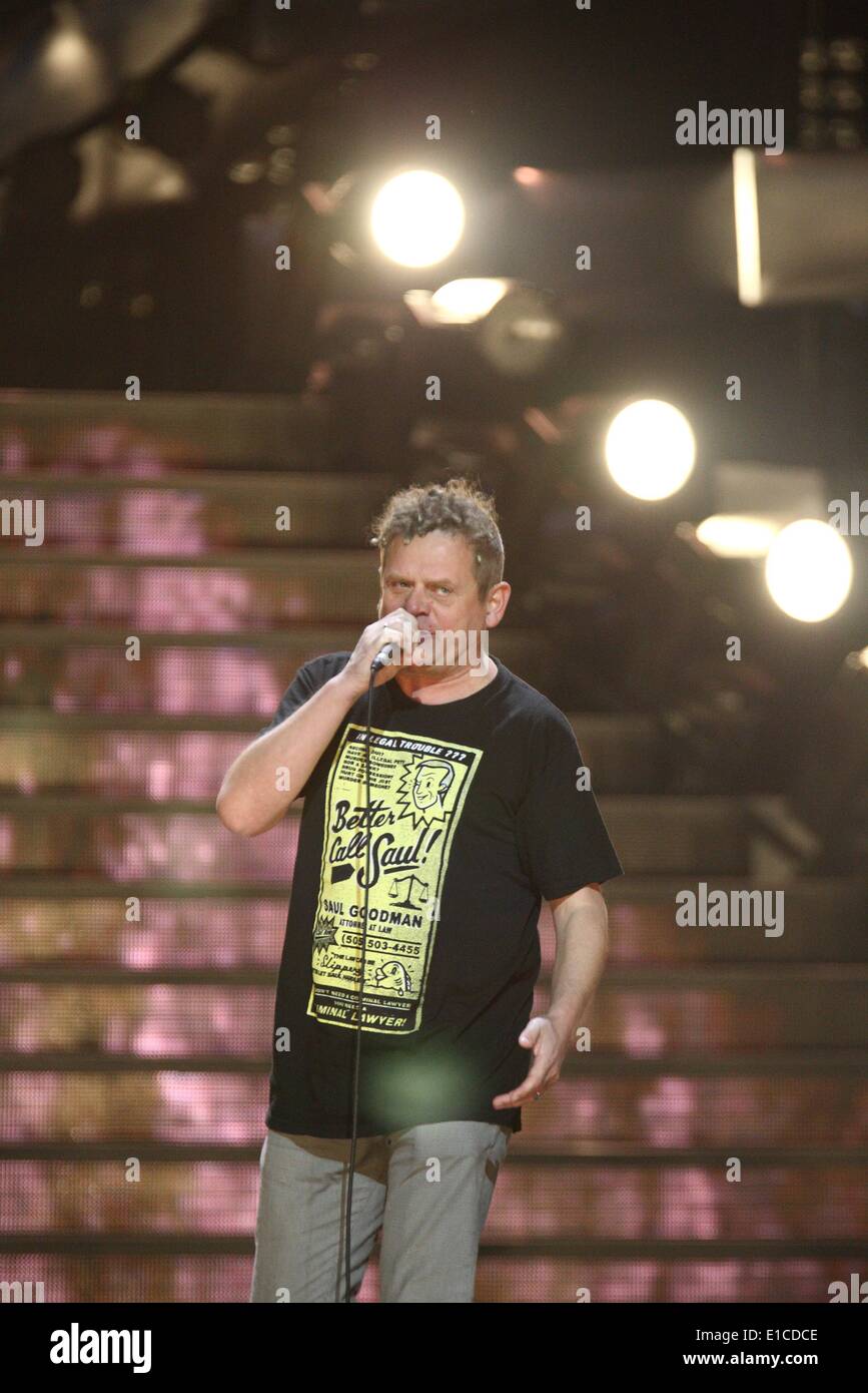 Sopot, Poland 30th, May 2014 Kazik Staszewski and Kult band perform live on  the stage during the Top Trendy 2014 festival at Forest Opera Credit:  Michal Fludra/Alamy Live News Stock Photo - Alamy