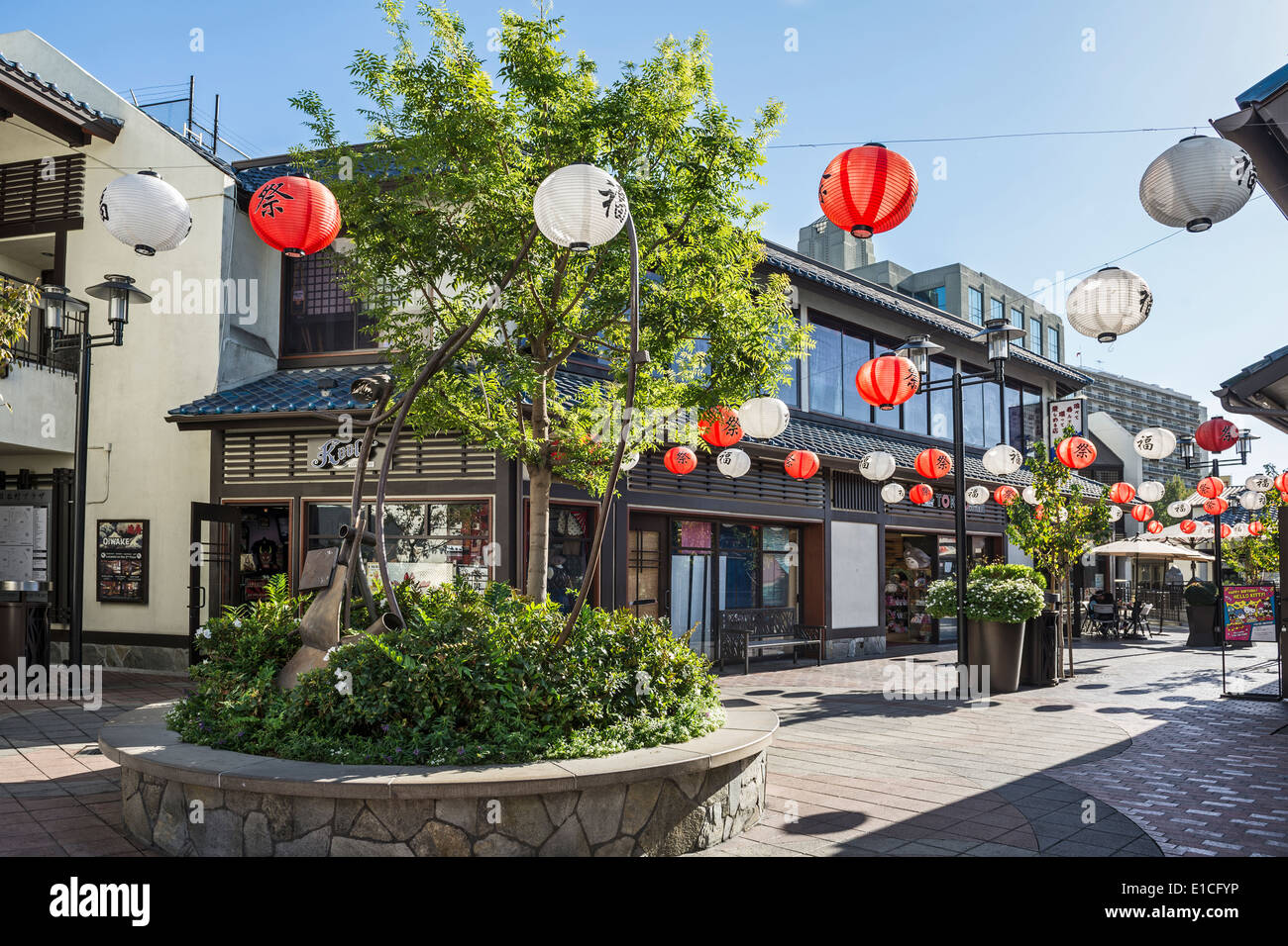 Little Tokyo Located In Downtown Los Angeles Stock Photo Alamy