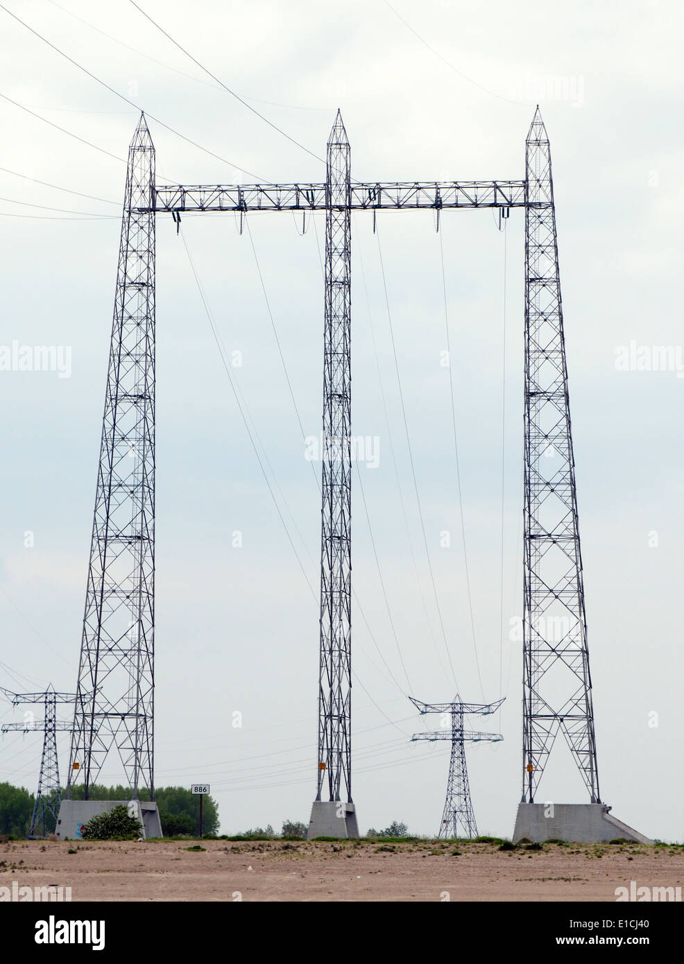 Power Lines Stock Photo