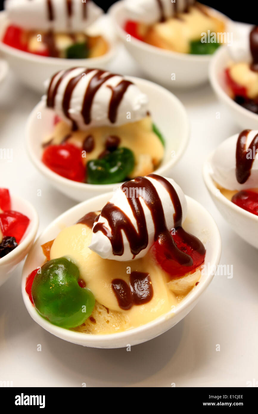 Bread And Butter Pudding Custard High Resolution Stock Photography And Images Alamy