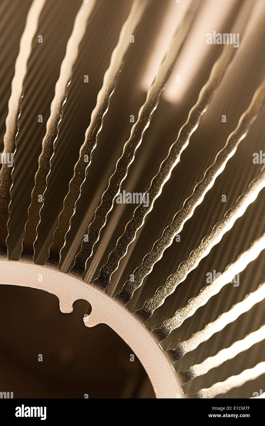 Close up product shots of heat sink Stock Photo