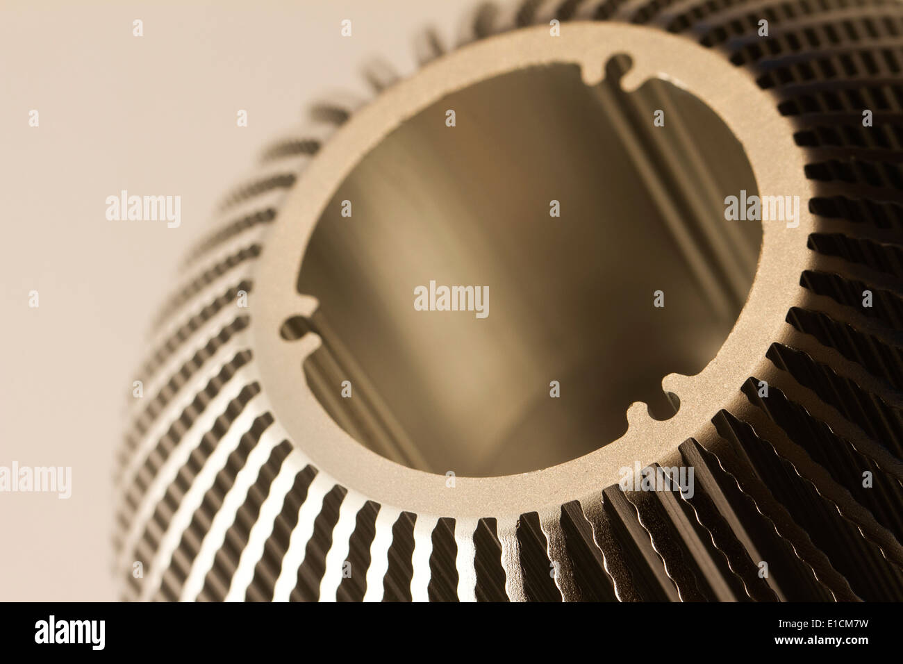 Close up product shots of heat sink Stock Photo