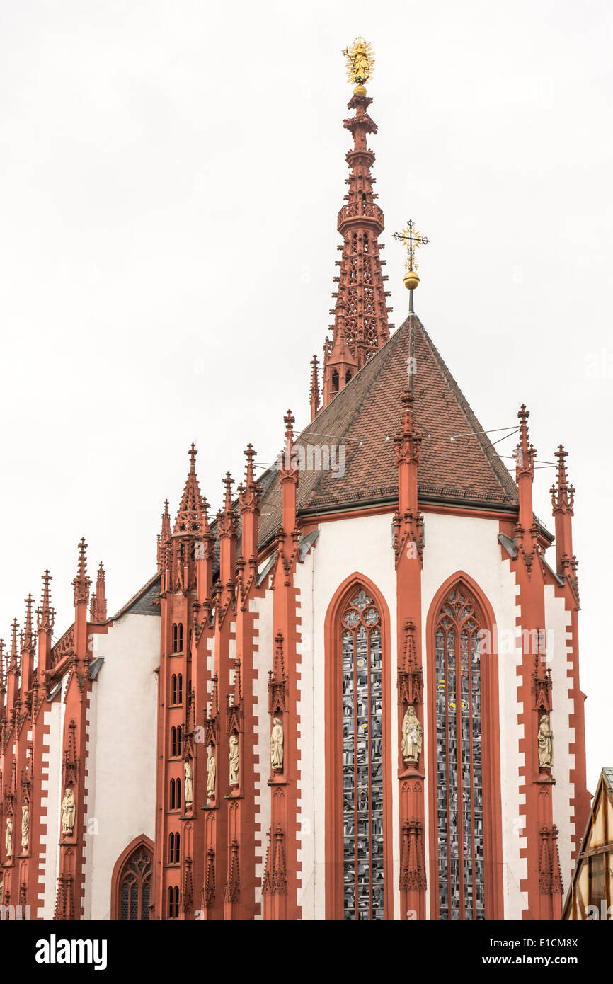 The historic Marienkapelle church in Wuerzburg (Franconia, Germany) Stock Photo