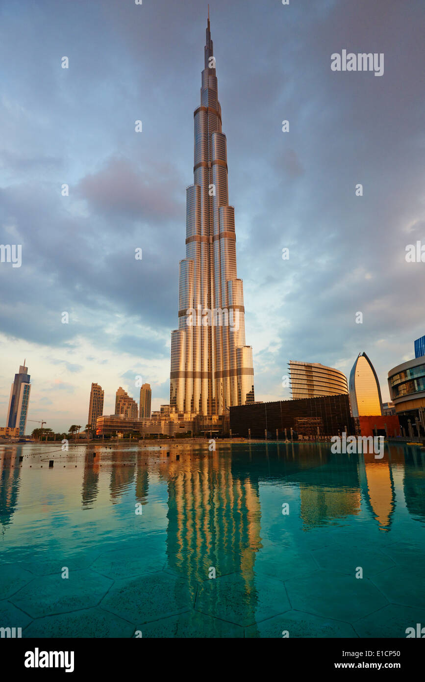 United Arab Emirates, Dubai, Burj Khalifa tower, 828m high Stock Photo