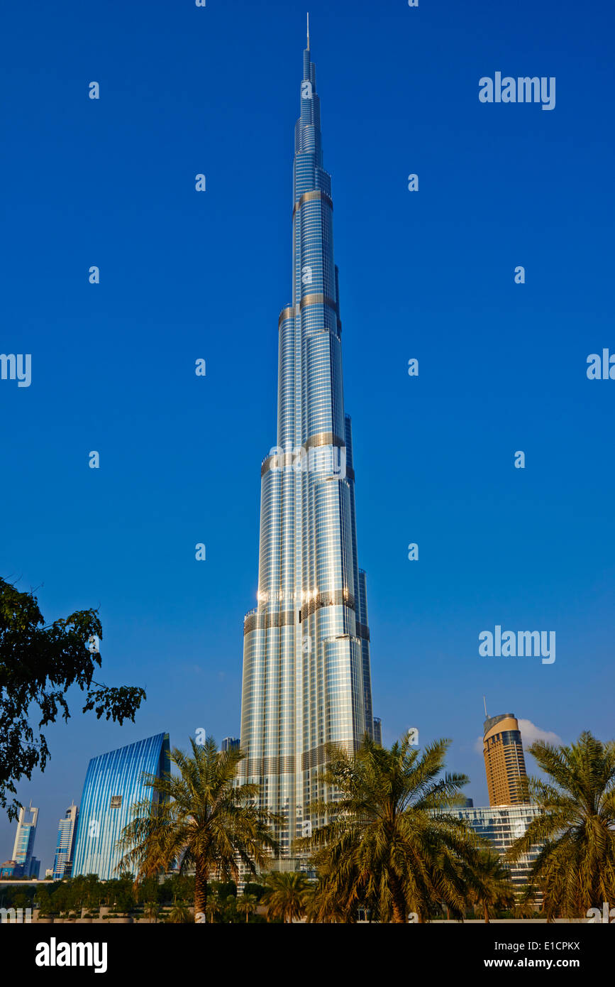 United Arab Emirates, Dubai, Burj Khalifa tower, 828m high Stock Photo