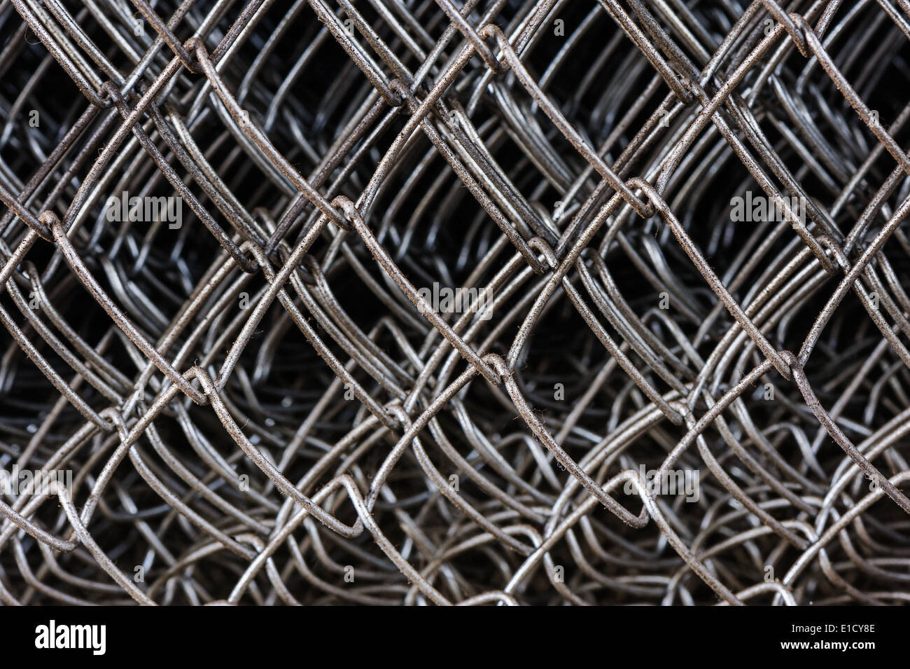 metal netting mesh Stock Photo