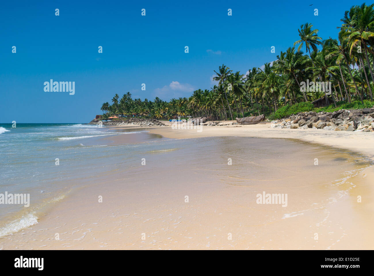 Incredible indian beaches, Varkala. Kerala, India Stock Photo - Alamy