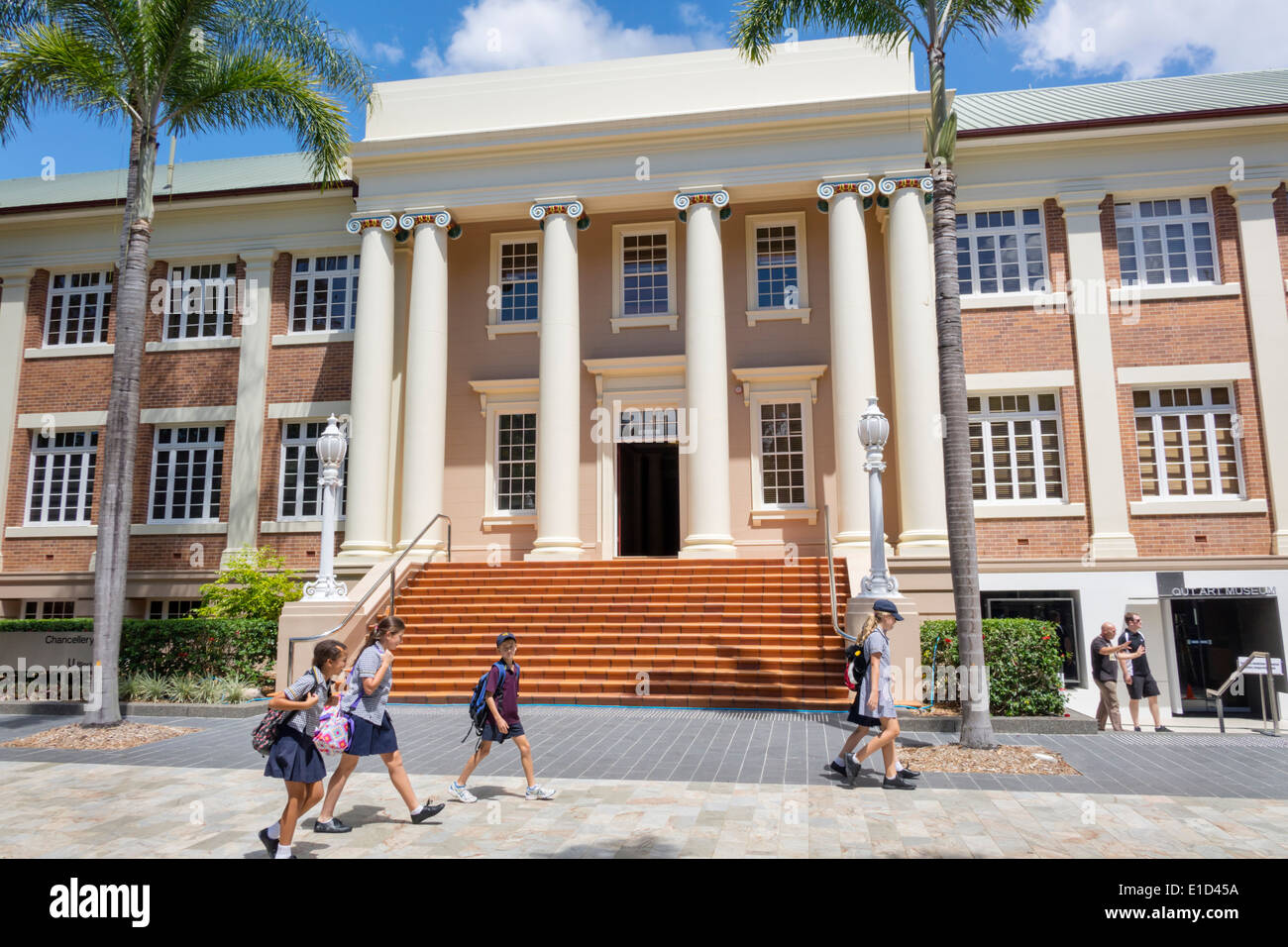 Brisbane Australia,QUT,Queensland University of Garden Point campus,student students class field trip,AU140313037 Stock Photo