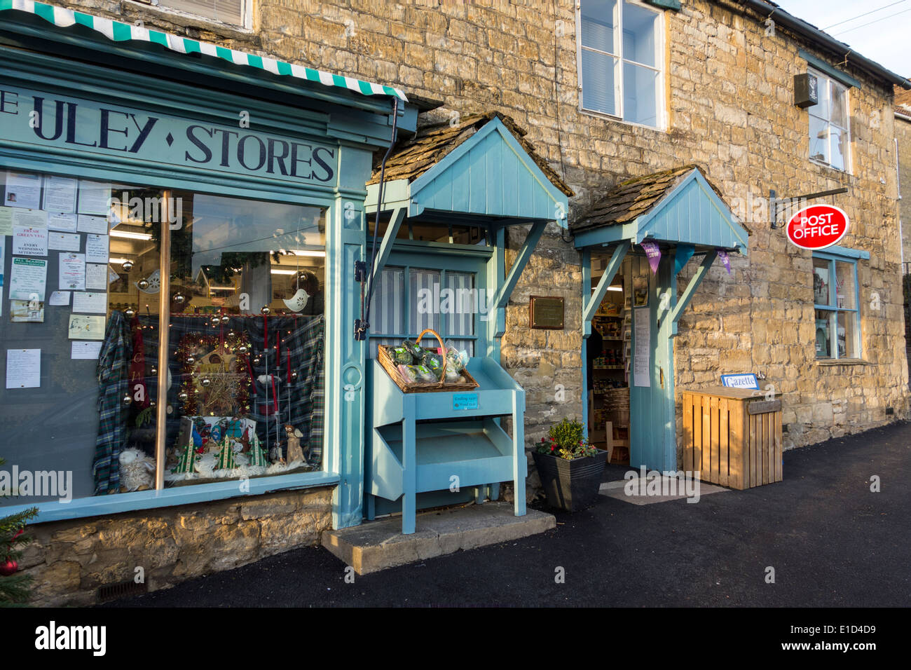 The Uley Stores, small shop and Post Office run by volunteers in the