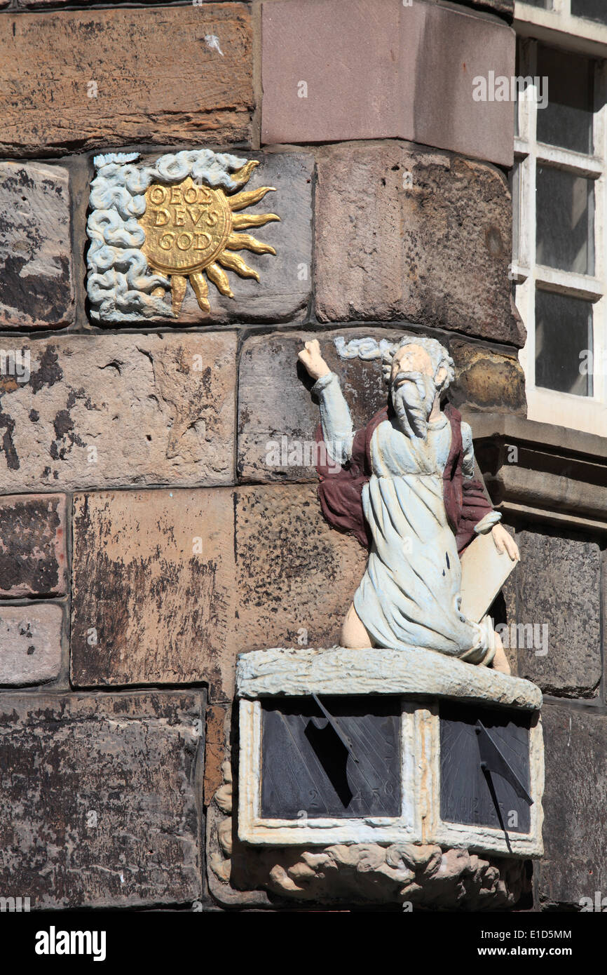 UK, Scotland, Edinburgh, John Knox House, Royal Mile, Stock Photo