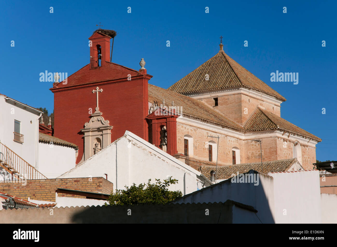 Church of St. Joseph, 17th century, The Tourist Route of the Bandits, Jauja, Cordoba province, Region of Andalusia, Spain, Europe Stock Photo