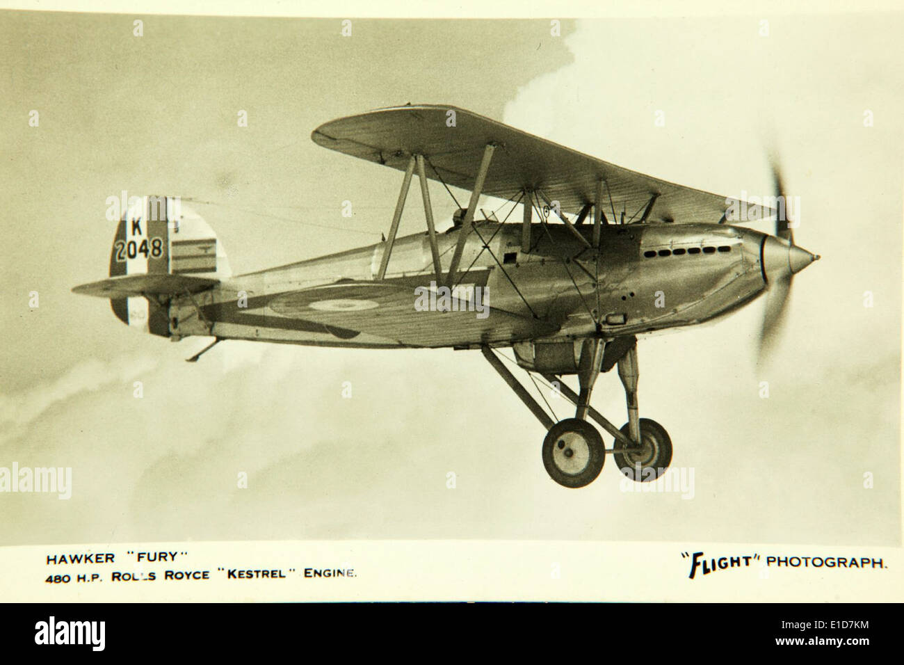 Hawker, Fury 1 Stock Photo - Alamy