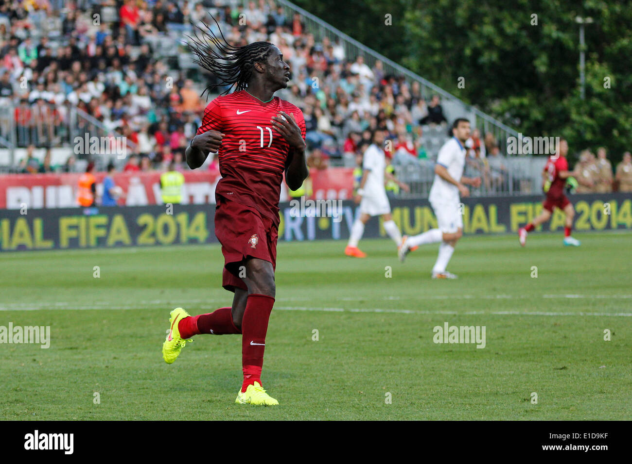 Lisbon, Porrtugal. 31st May, 2014. Portugal forward Eder (11) during preparatory friendly match for the World Cup at the National Stadium in Lisbon, Portugal, Saturday, May 31, 2014. Credit:  Leonardo Mota/Alamy Live News Stock Photo