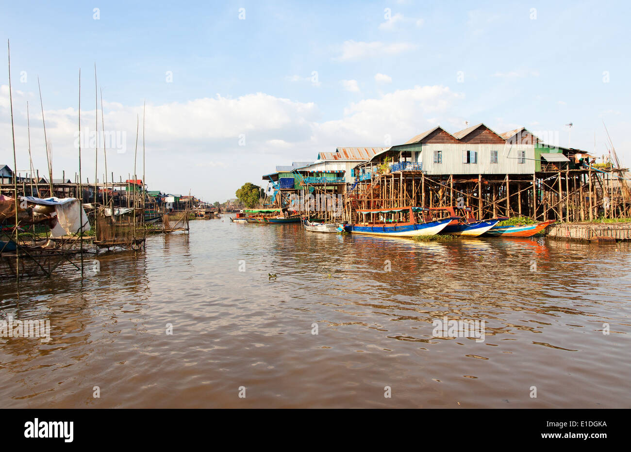 Kampong Phulk Floating Village, Siem Reap, Cambodia Stock Photo