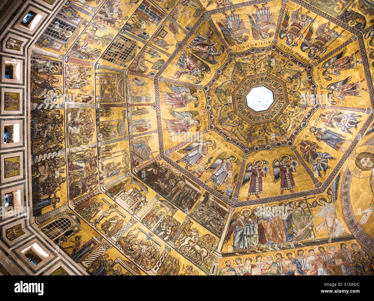 Ceiling Painting Of The Baptistery Of San Giovanni Florence