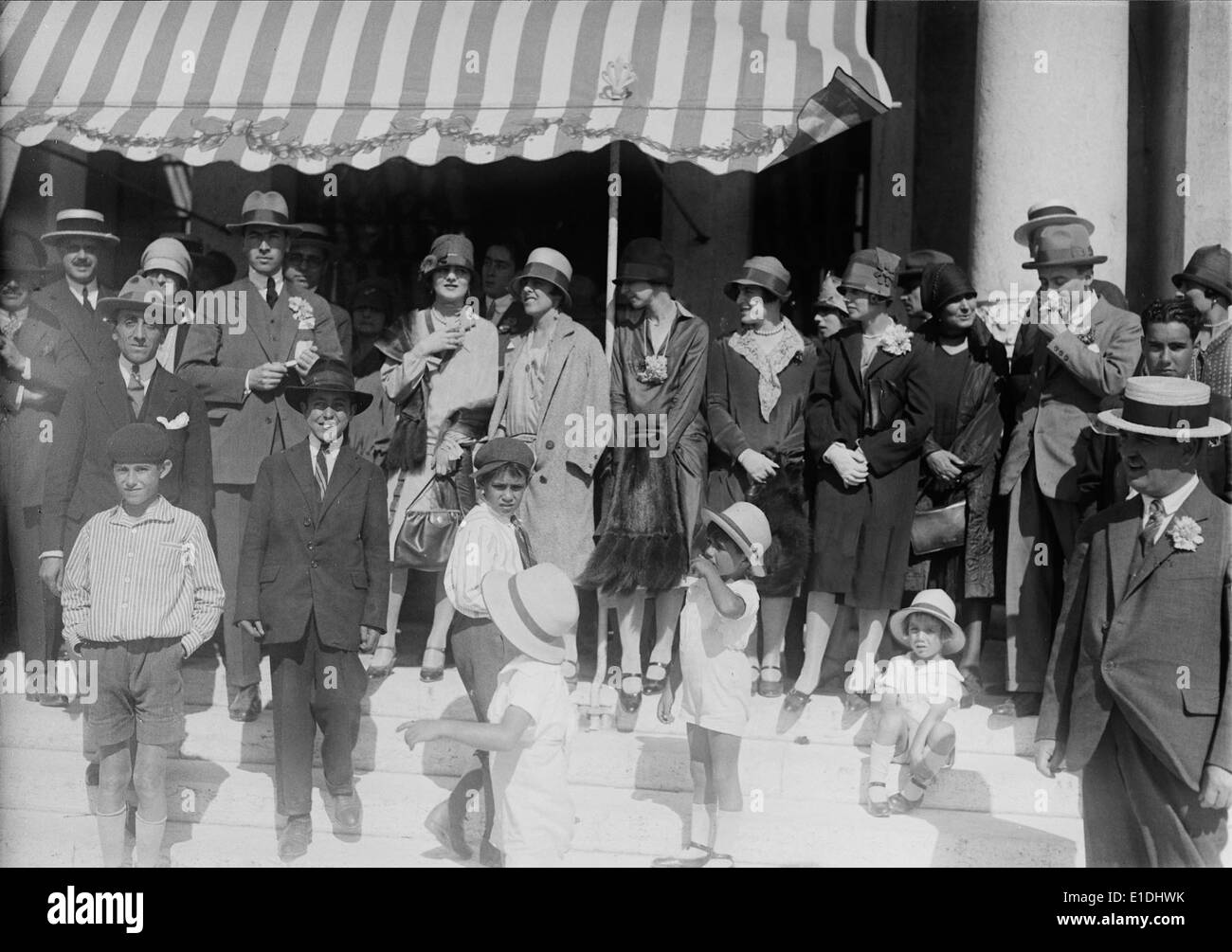 Festa no Estoril - Desfile de automóveis, 1927, Portugal Stock Photo