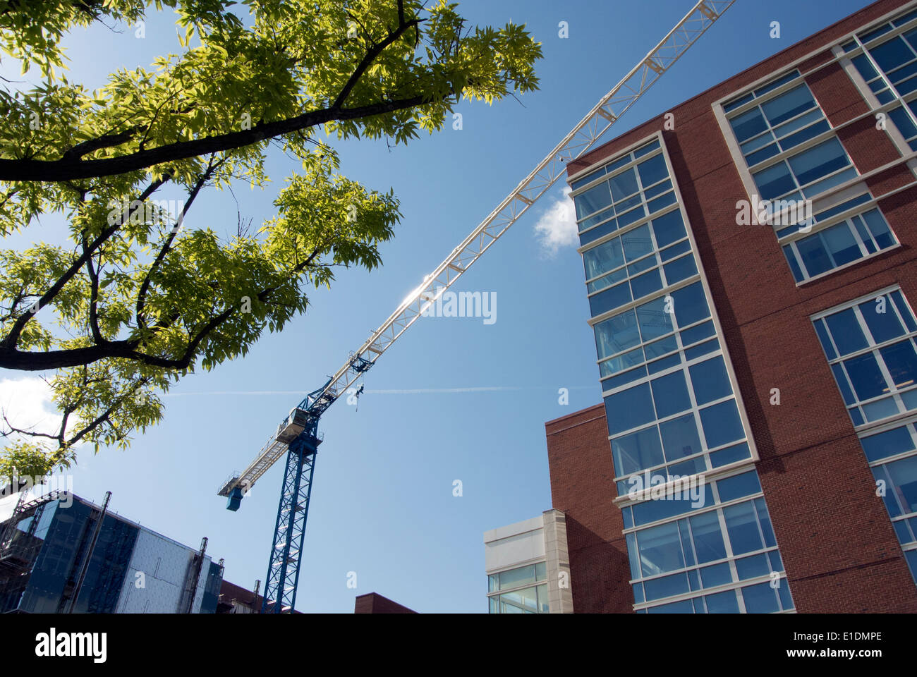 Strong Memorial Hospital construction Rochester NY Stock Photo Alamy
