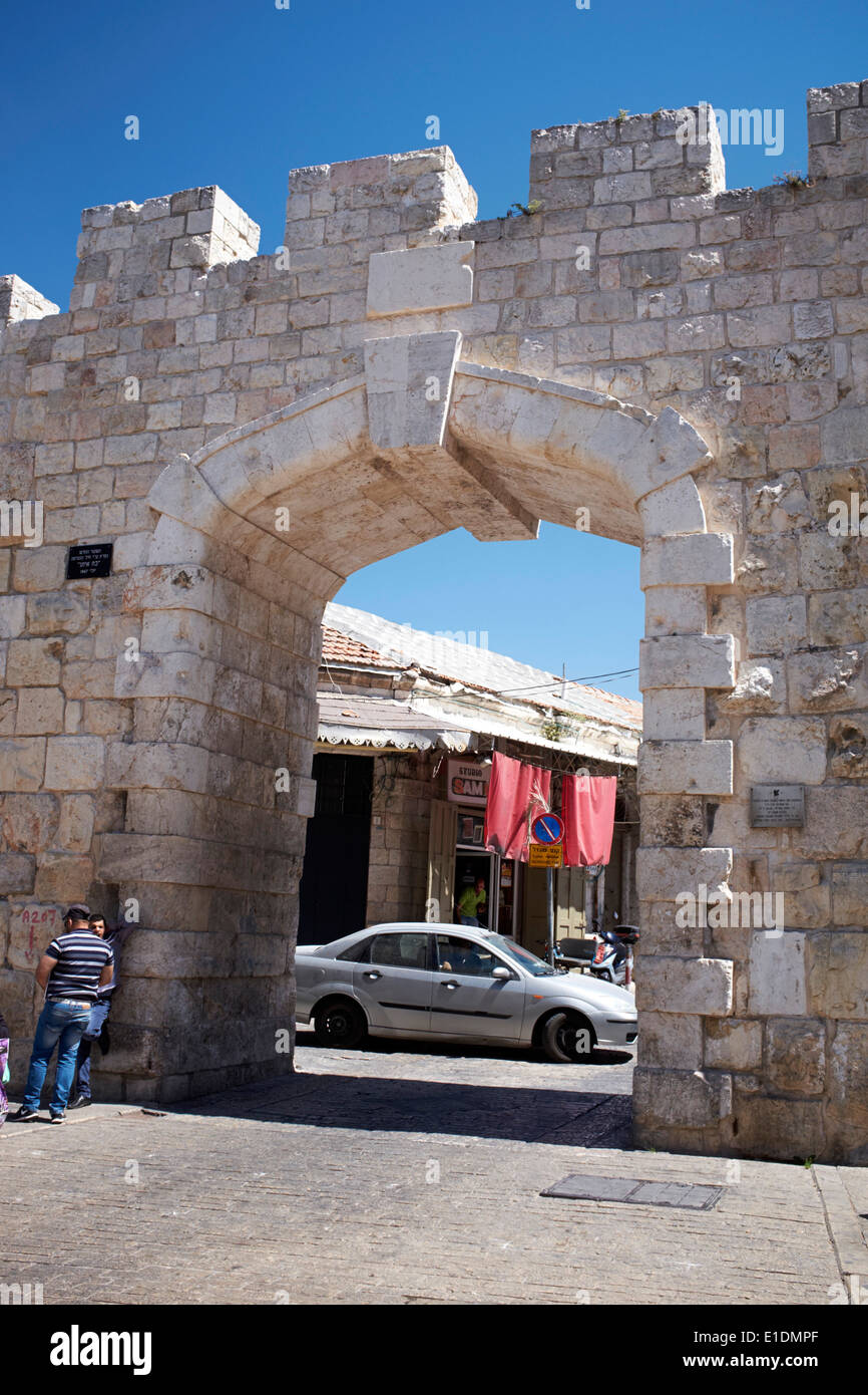 New Gate - Jerusalem, Israel Stock Photo
