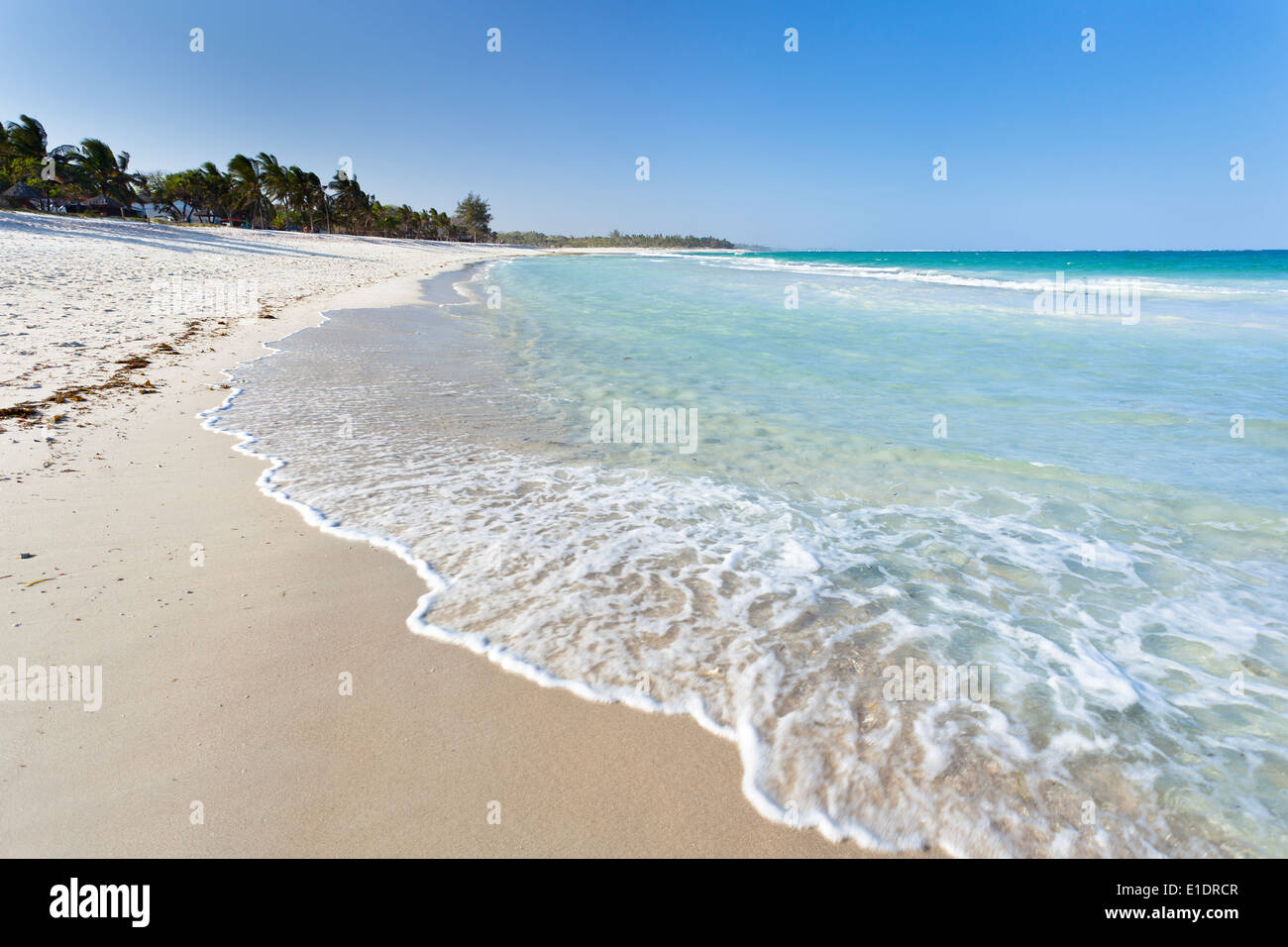 Beautiful Diani Beach near Ukunda, Kenya Stock Photo