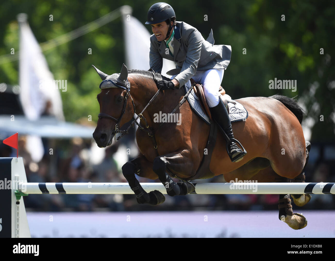 V Rodriguez Riding Hamburg, Germany. 31st May, 2014. Andres Rodriguez (Venezuela) on ...
