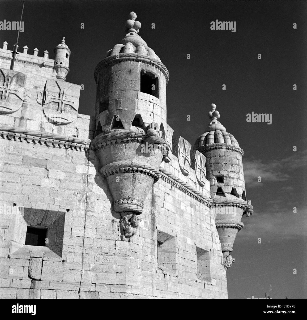 Torre belem unesco Black and White Stock Photos & Images - Alamy