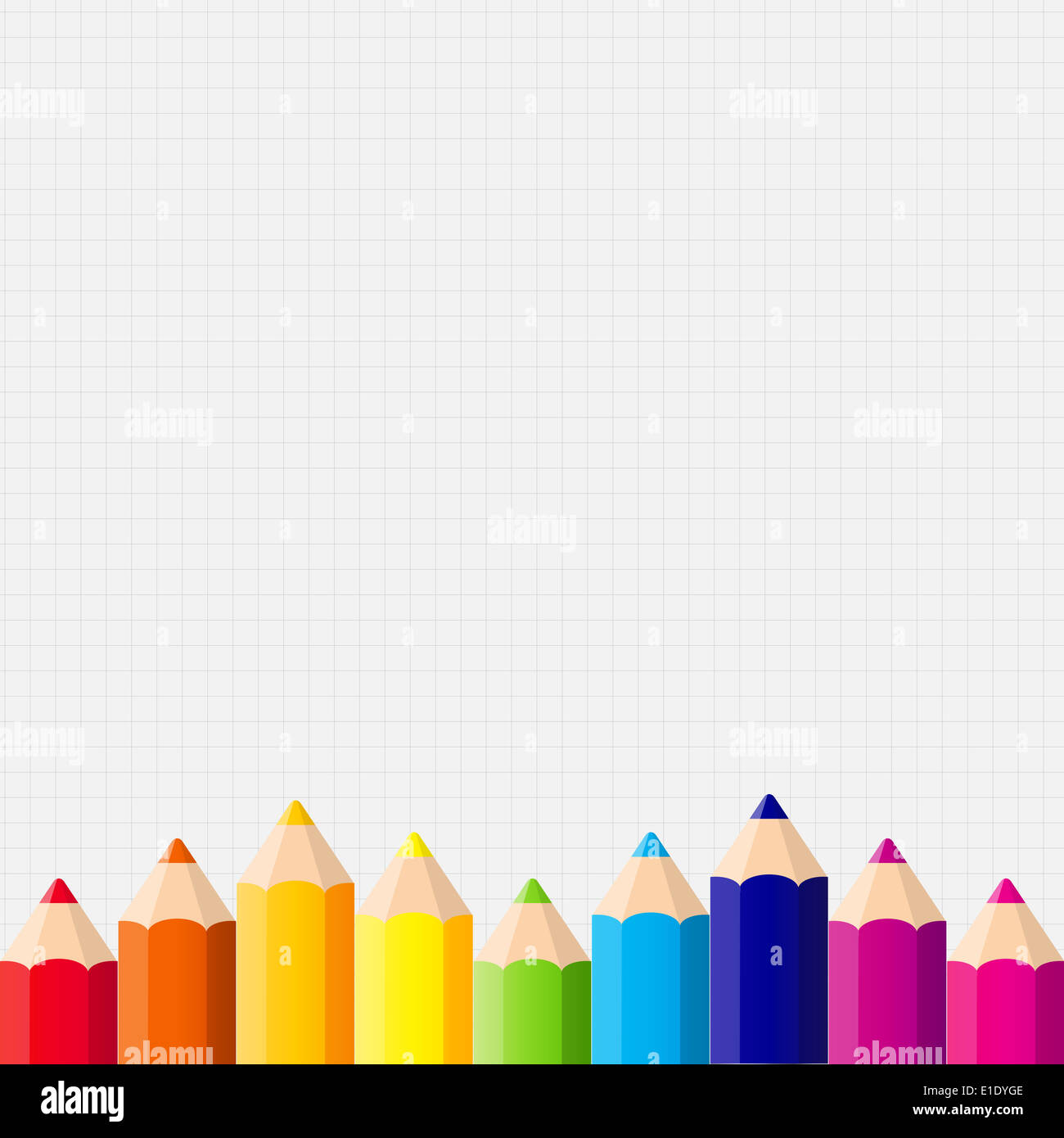 Illustration green board school hi-res stock photography and images - Alamy