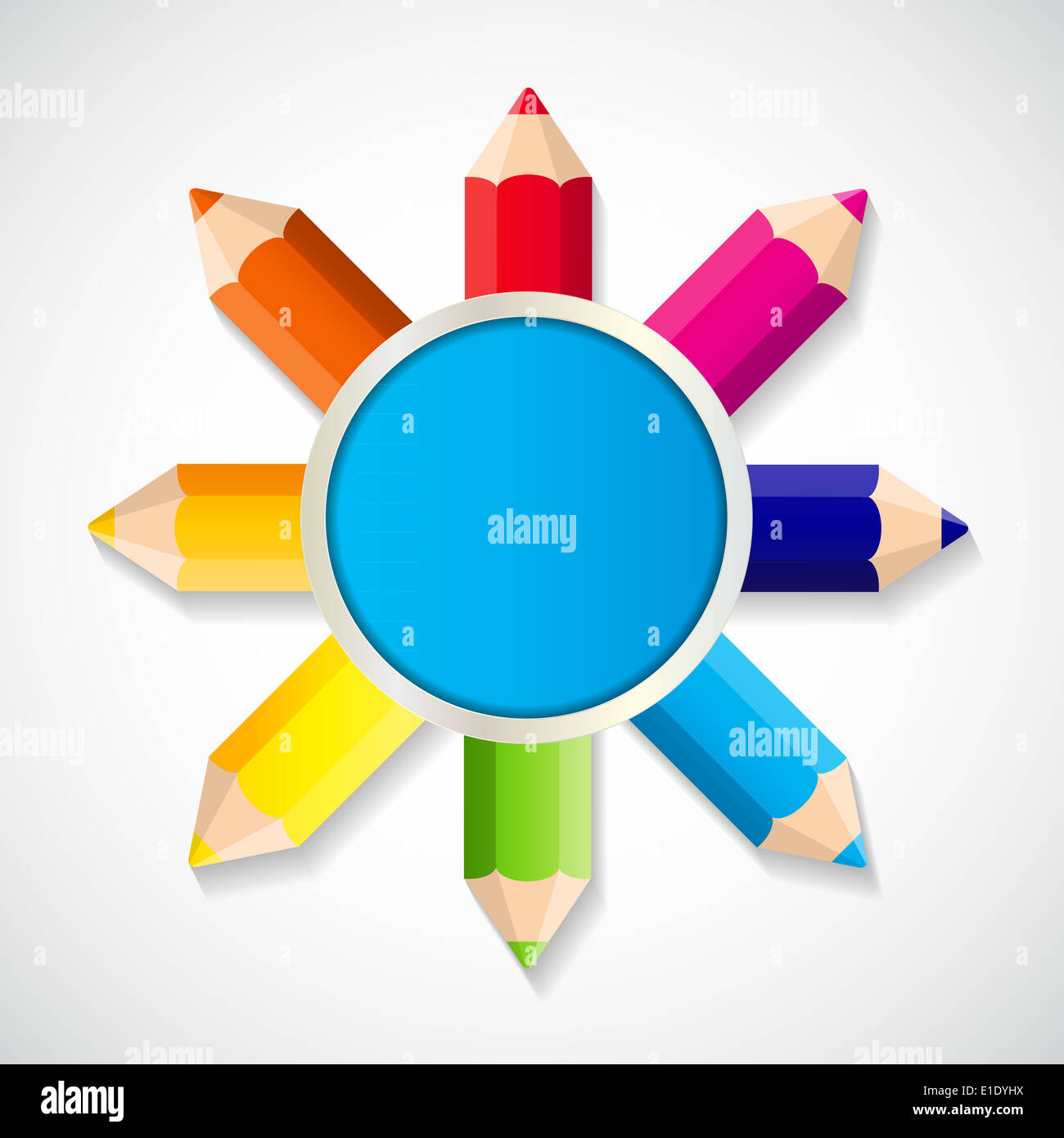 Back to School Concept Vector Illustration Stock Photo - Alamy