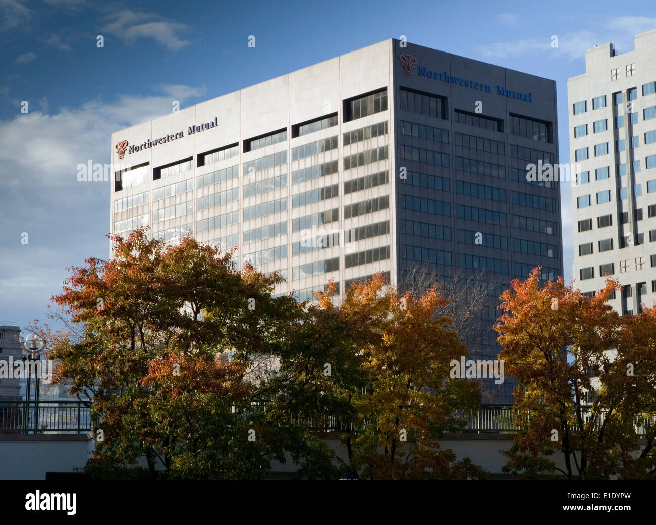 A view of the Northwestern Mutual headquarters in Milwaukee, Wisconsin Stock Photo Alamy