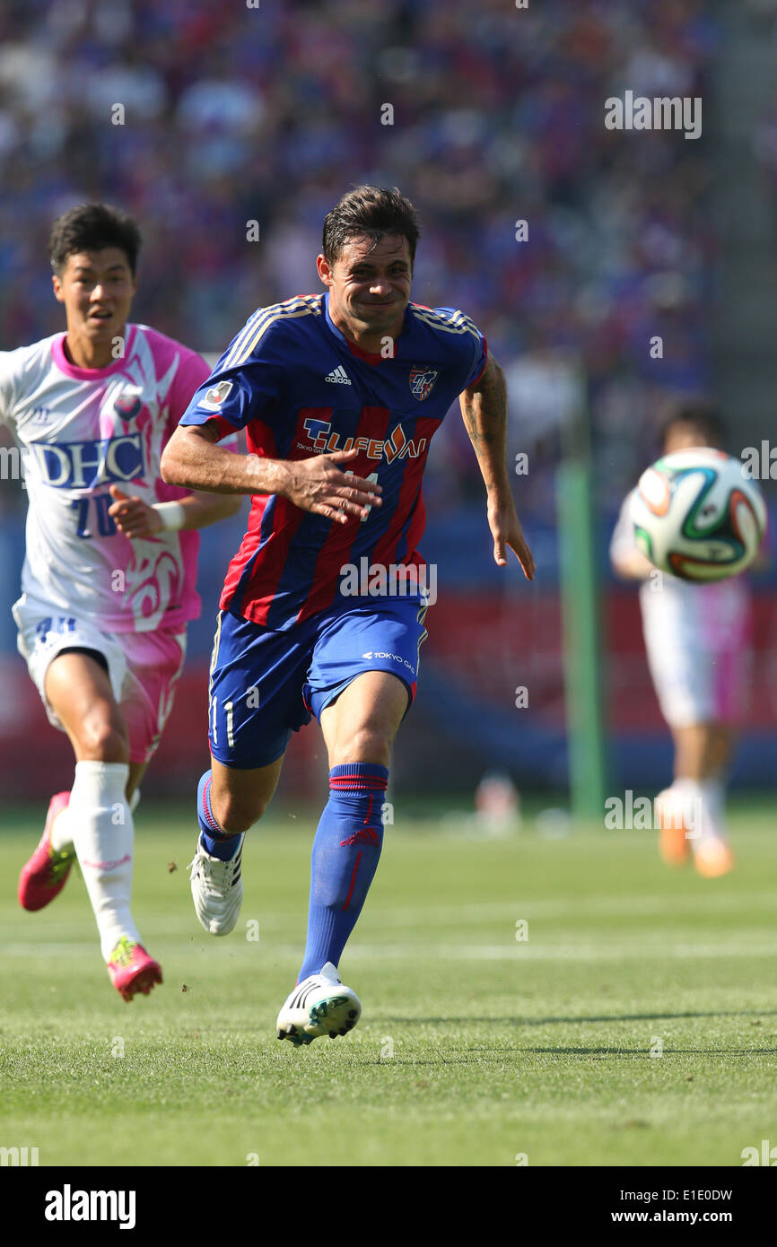 Ajinomoto Stadium Tokyo Japan 1st June 19 Na Sangho Fc Tokyo June 1 19 Football Soccer 19 J1 League Match Between Fc Tokyo 3 1 Oita Trinita At Ajinomoto Stadium Tokyo Japan