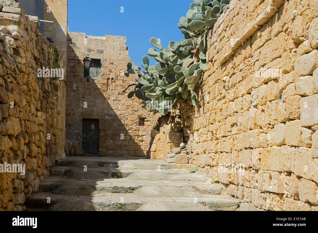 Victoria Rabat Streets Citadel street, Victoria (Rabat) Gozo, Malta, Europe Stock Photo - Alamy