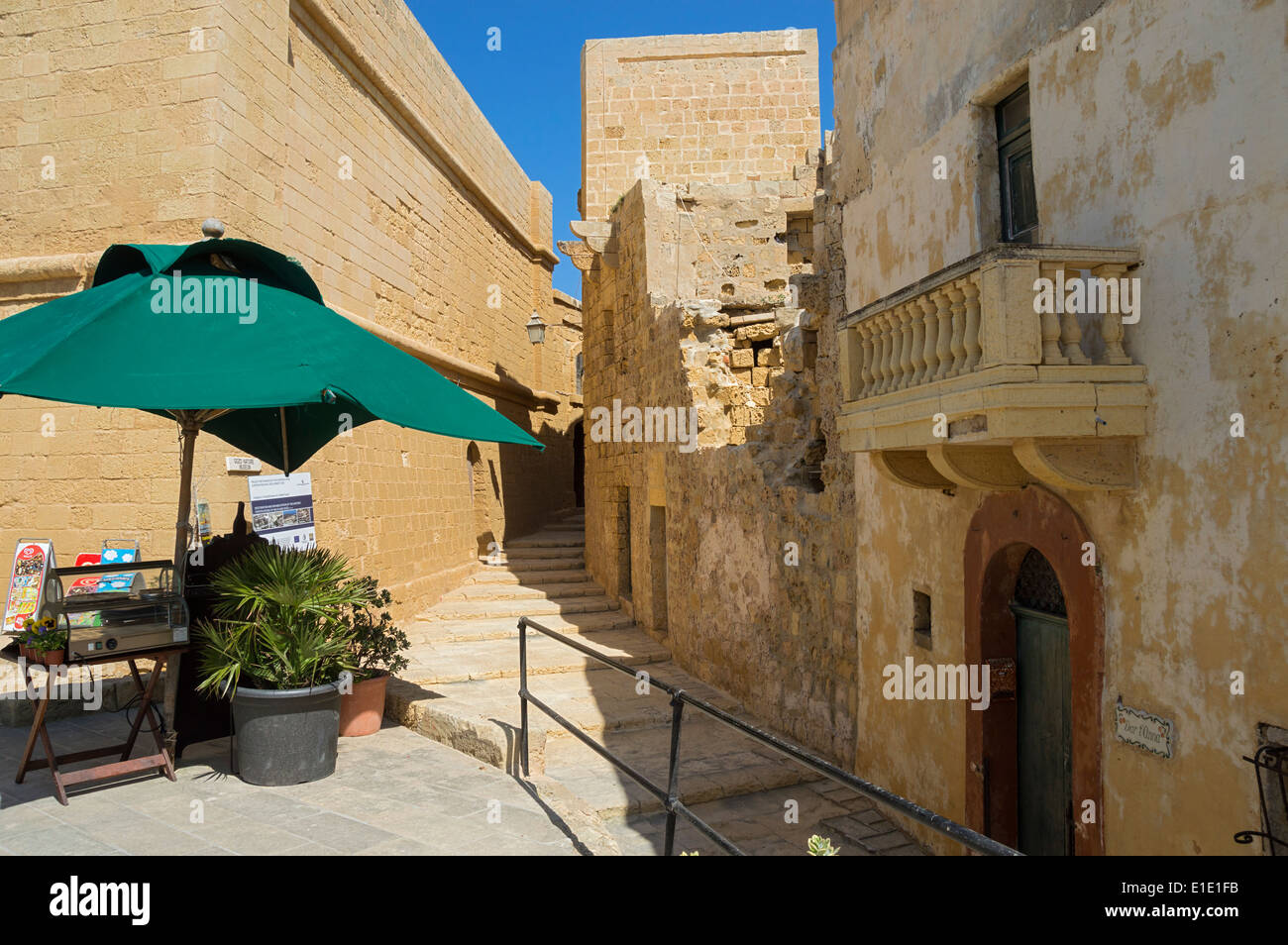 Victoria Rabat Streets Citadel street, Victoria (Rabat) Gozo, Malta, Europe Stock Photo - Alamy