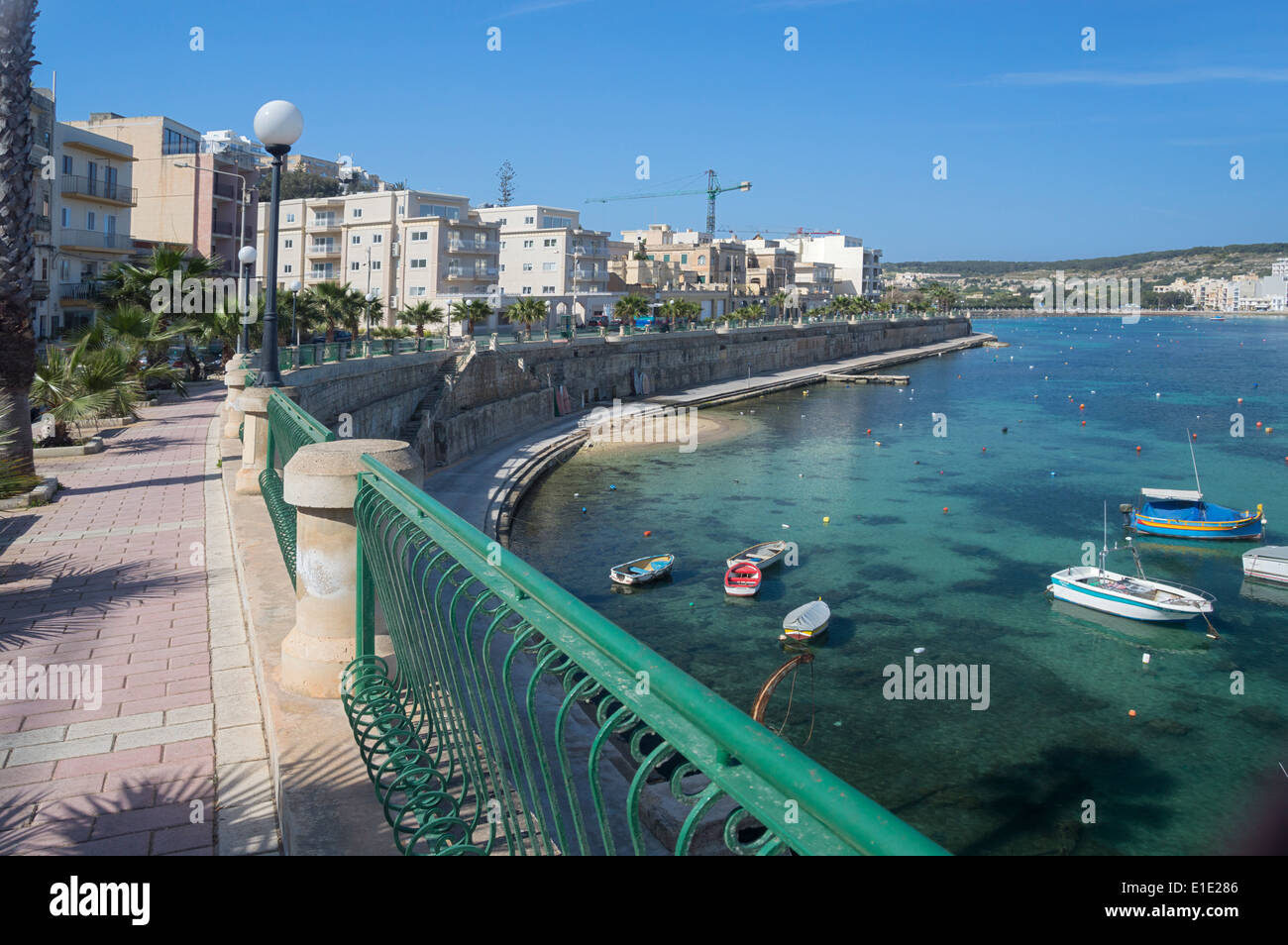 St Paul's bay, Xemxija, northern Malta, Europe Stock Photo Alamy