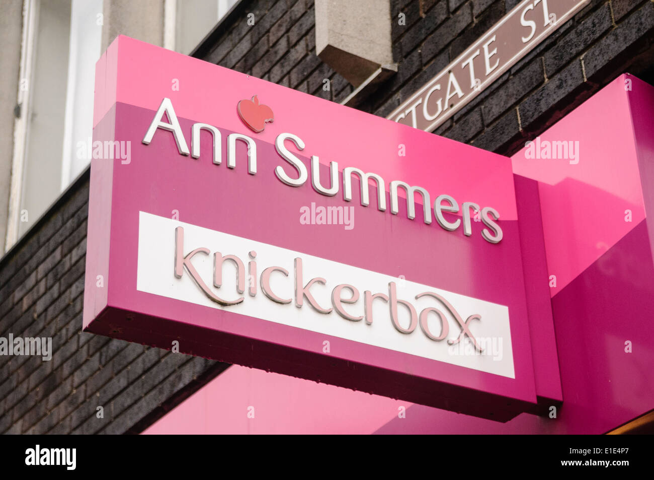 Ann Summers Knickerbox shop Stock Photo