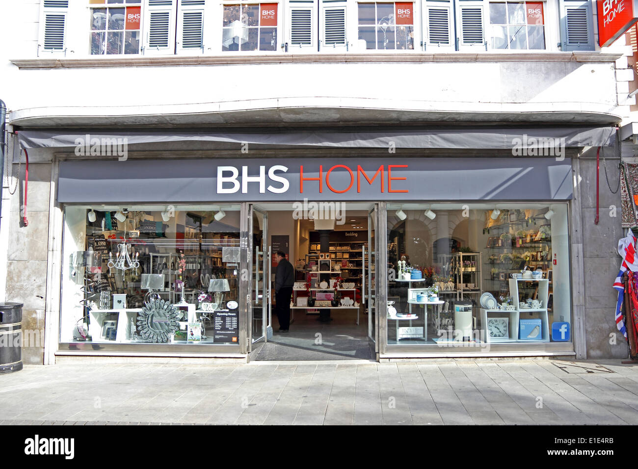 British Home Stores Home shop, Gibraltar Stock Photo Alamy