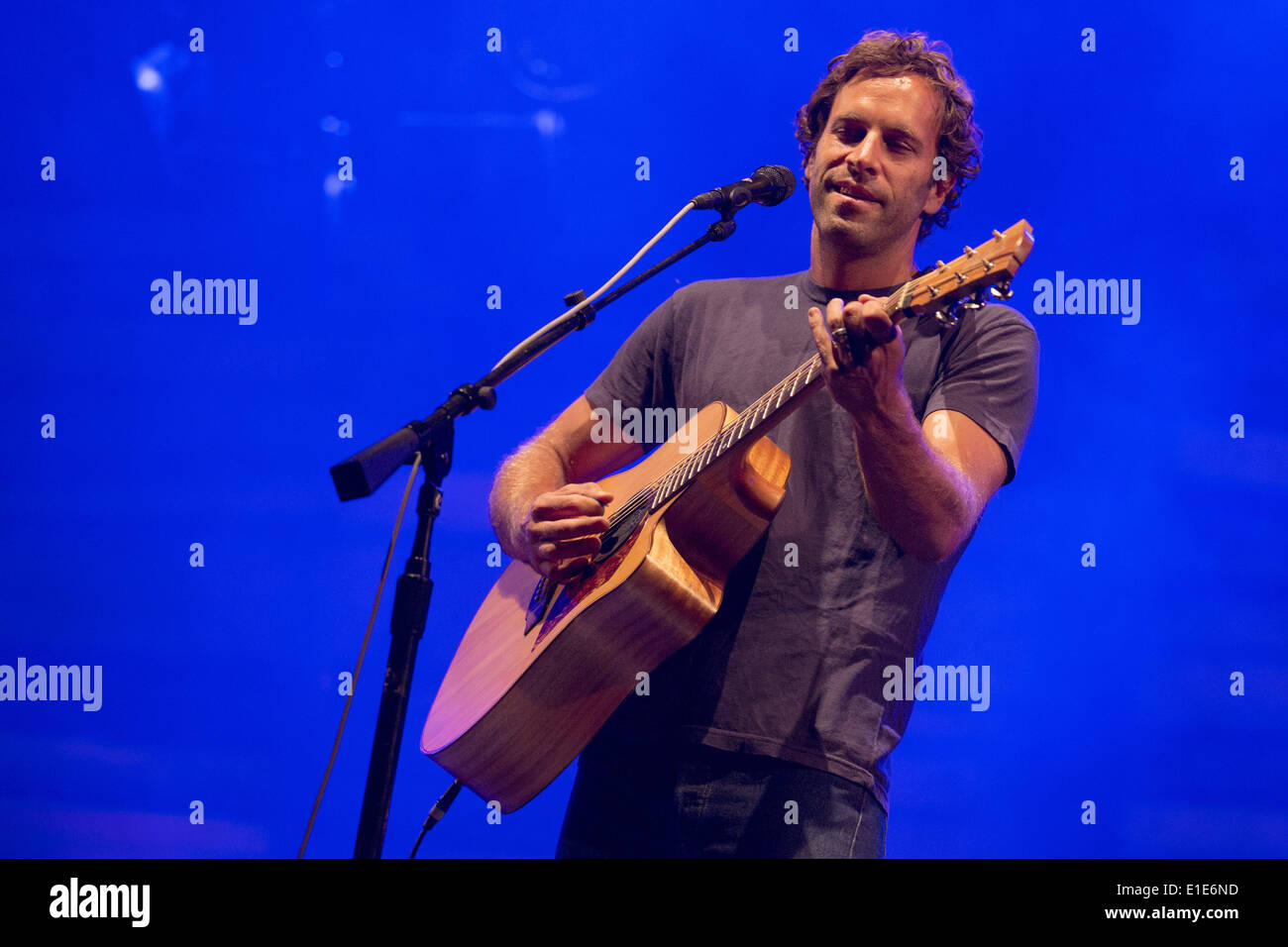 Chicago, Illinois, USA. 31st May, 2014. Musician JACK JOHNSON performs live with his band at the FirstMerit Bank Pavilion at Northerly Island in Chicago, Illinois © Daniel DeSlover/ZUMAPRESS.com/Alamy Live News Stock Photo