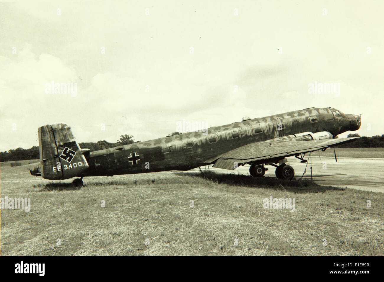 The Junkers Ju.290 was a German military transport aircraft used during World War II. It was designed for long-range reconnaissance, troop transport, and cargo missions. The Ju.290’s design was similar to the Junkers Ju.88, with its large wingspan and robust construction. Stock Photo