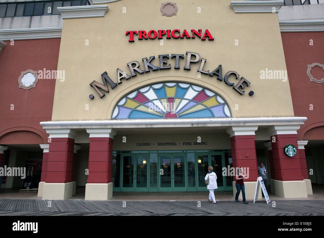 A view of the Tropicana Casino in Atlantic City, New Jersey Stock Photo