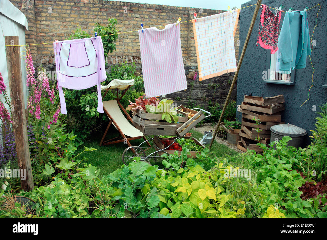 Mrs Browns Boys Garden Stock Photo