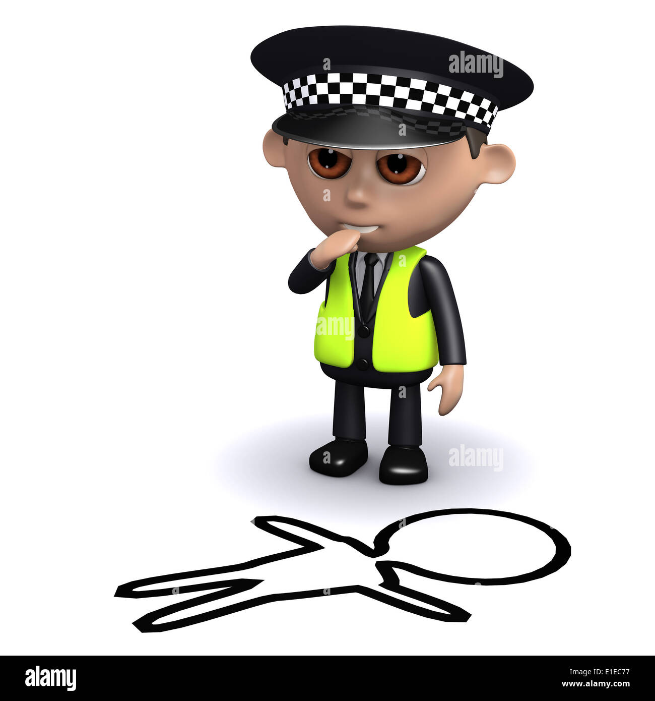 Police force cartoon Cut Out Stock Images & Pictures - Alamy