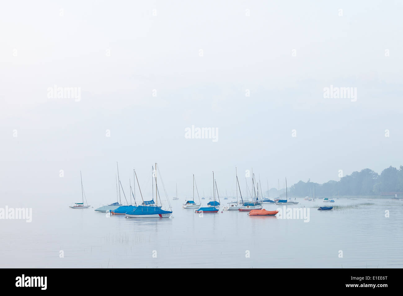 Ammersee morning Stock Photo