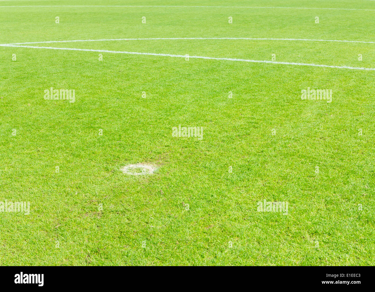 Penalty spot Stock Photo