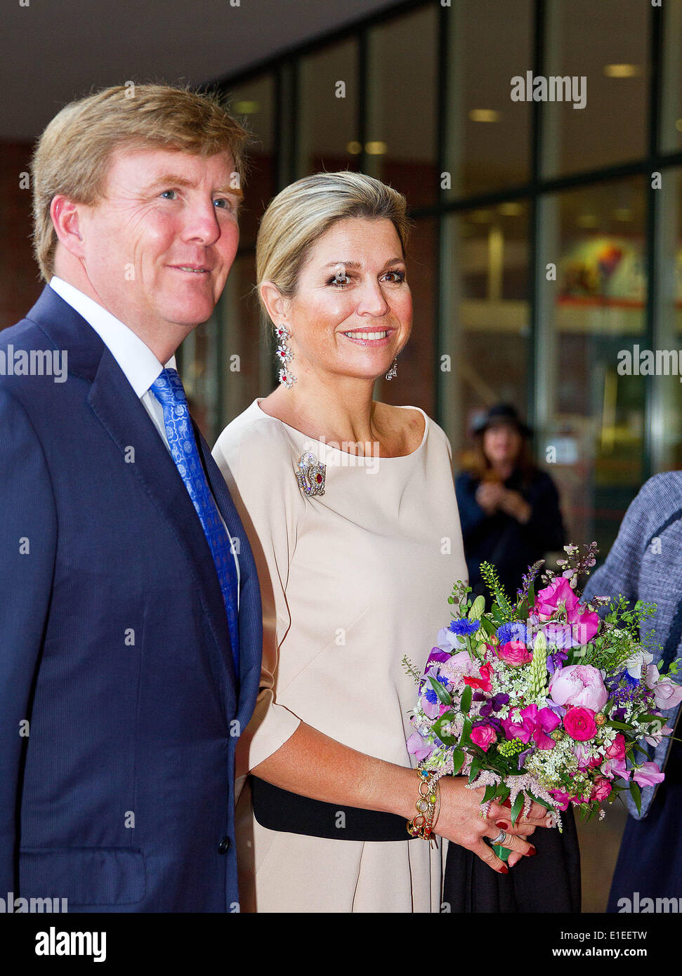 King Willem-Alexander and Queen Maxima of the Netherlands arriving for ...