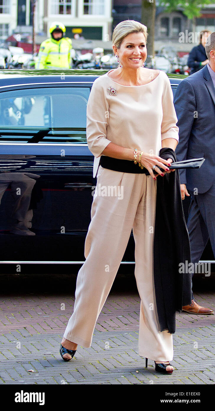 Queen Maxima of the Netherlands arriving for the opening of the Holland ...