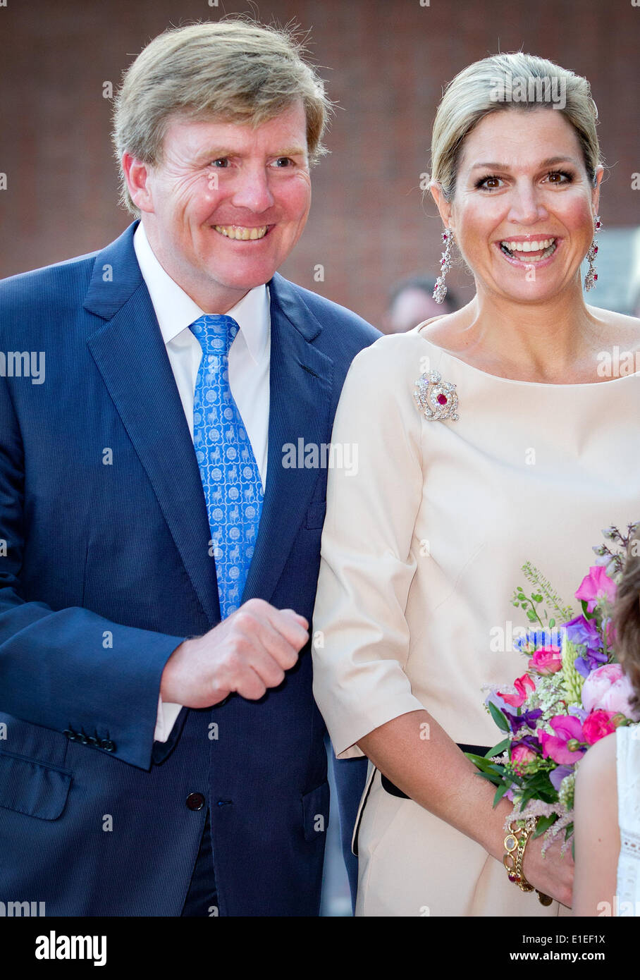 King Willem-Alexander and Queen Maxima of the Netherlands arriving for ...